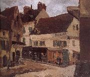 Camille Pissarro Loose multi tile this s house oil on canvas